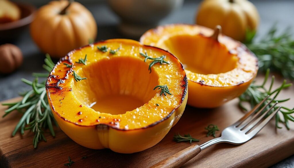 découvrez notre recette simple et savoureuse de butternut au four, parfaite en accompagnement pour vos plats quotidiens.
