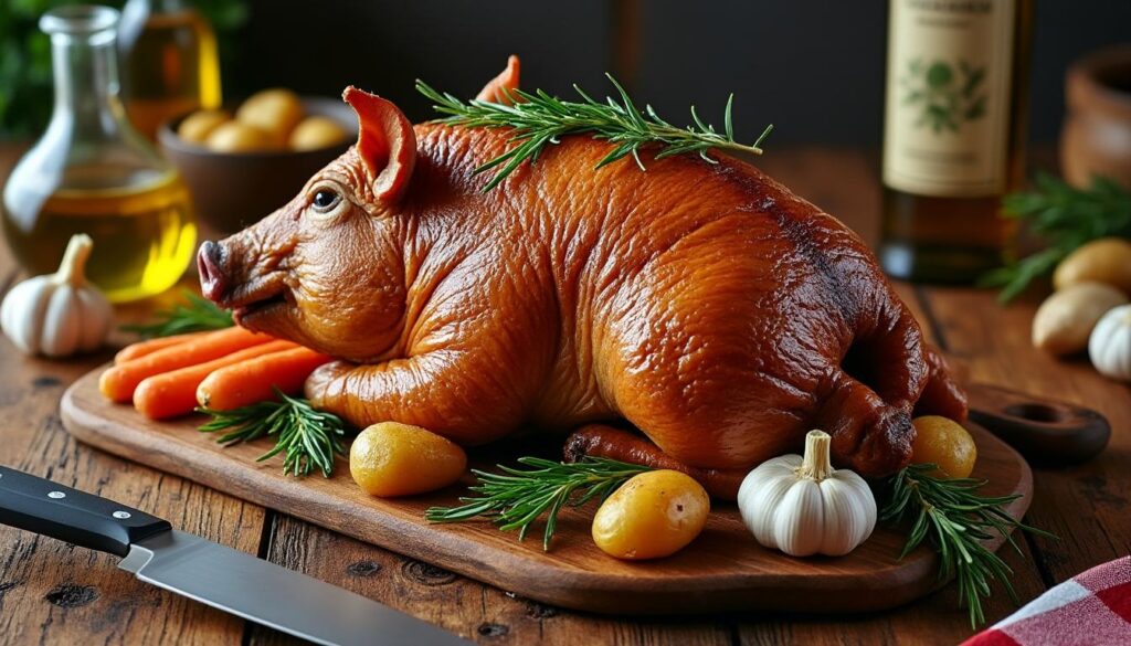 découvrez notre recette simple et savoureuse de porcelet rôti au four, avec des astuces de cuisson pour un plat parfaitement doré et tendre.