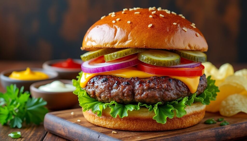 découvrez notre recette facile et savoureuse du burger angus maison, pour un repas gourmand et authentique à préparer chez vous.