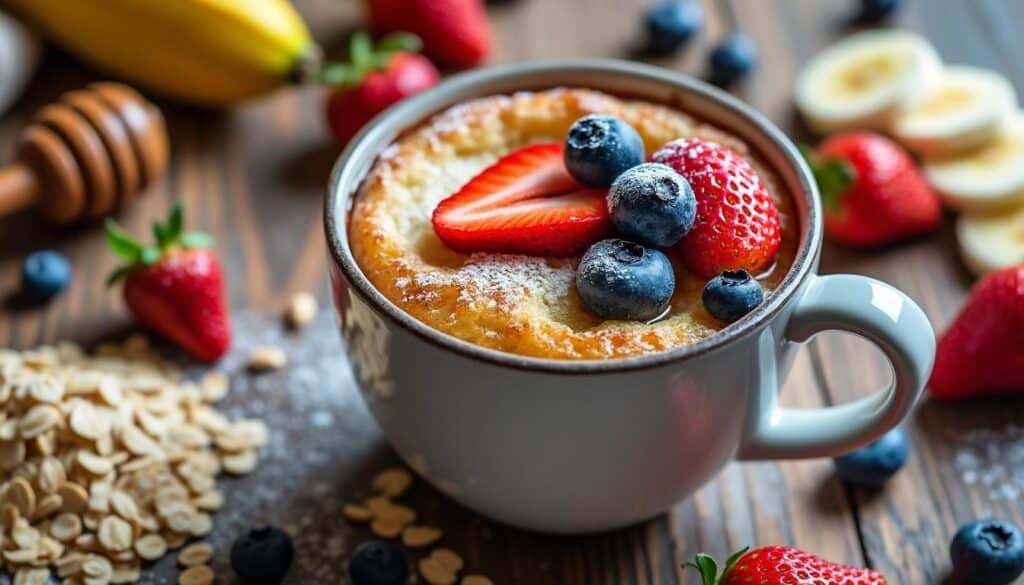 découvrez des recettes rapides et gourmandes de cake mug healthy à préparer au micro-ondes. faciles, délicieuses et parfaites pour une pause sucrée saine en un instant !