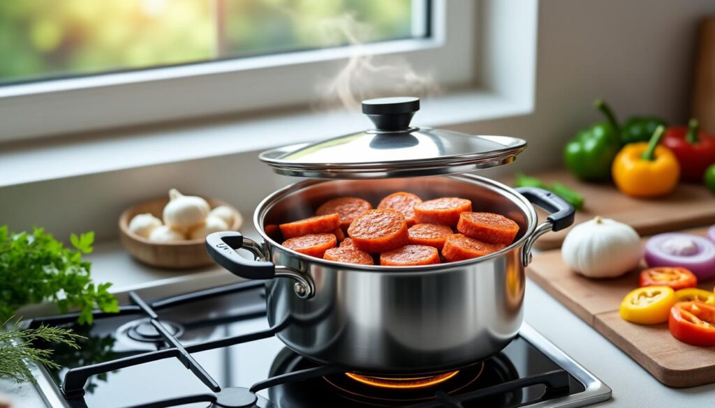 découvrez si le chorizo cuit en enceinte est sûr à consommer pendant la grossesse, avec des conseils pour éviter tout risque pour la santé.