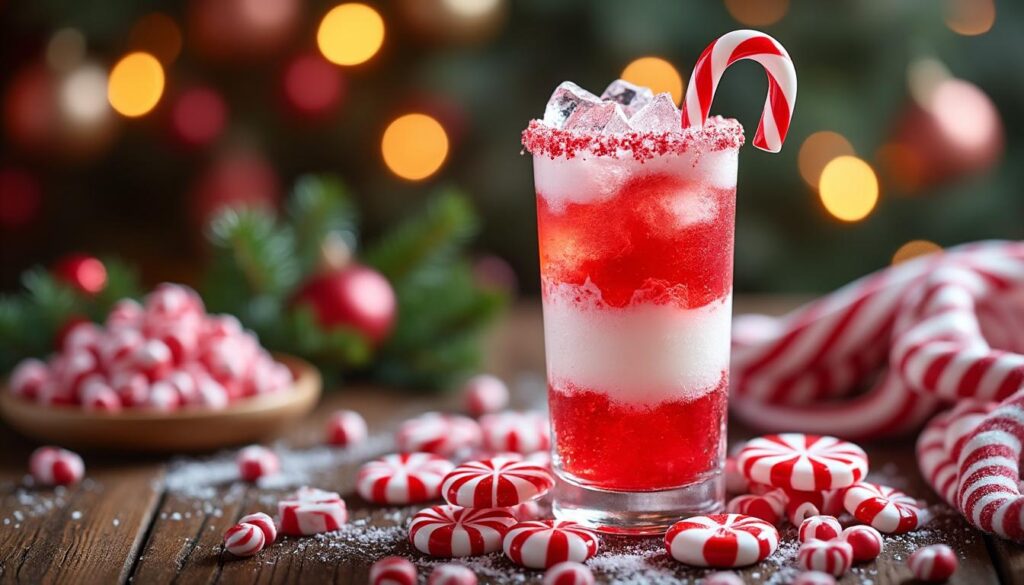 découvrez la recette facile et festive du cocktail bonbon candy cane spritzer, parfait pour égayer vos fêtes avec une touche sucrée et pétillante.