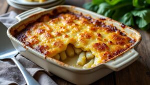 découvrez notre recette simple et savoureuse de gratin de cardons avec roux, un plat traditionnel parfait pour régaler toute la famille.
