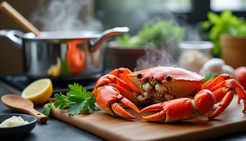 découvrez le temps de cuisson idéal pour un tourteau de 1 kg avec notre guide rapide et précis, pour un crustacé parfaitement cuit et savoureux.