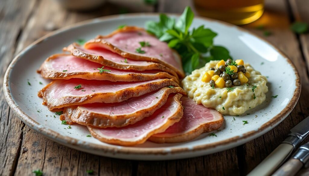 découvrez la recette traditionnelle de la tête de veau accompagnée d'une sauce gribiche maison simple et savoureuse, idéale pour un repas authentique et convivial.