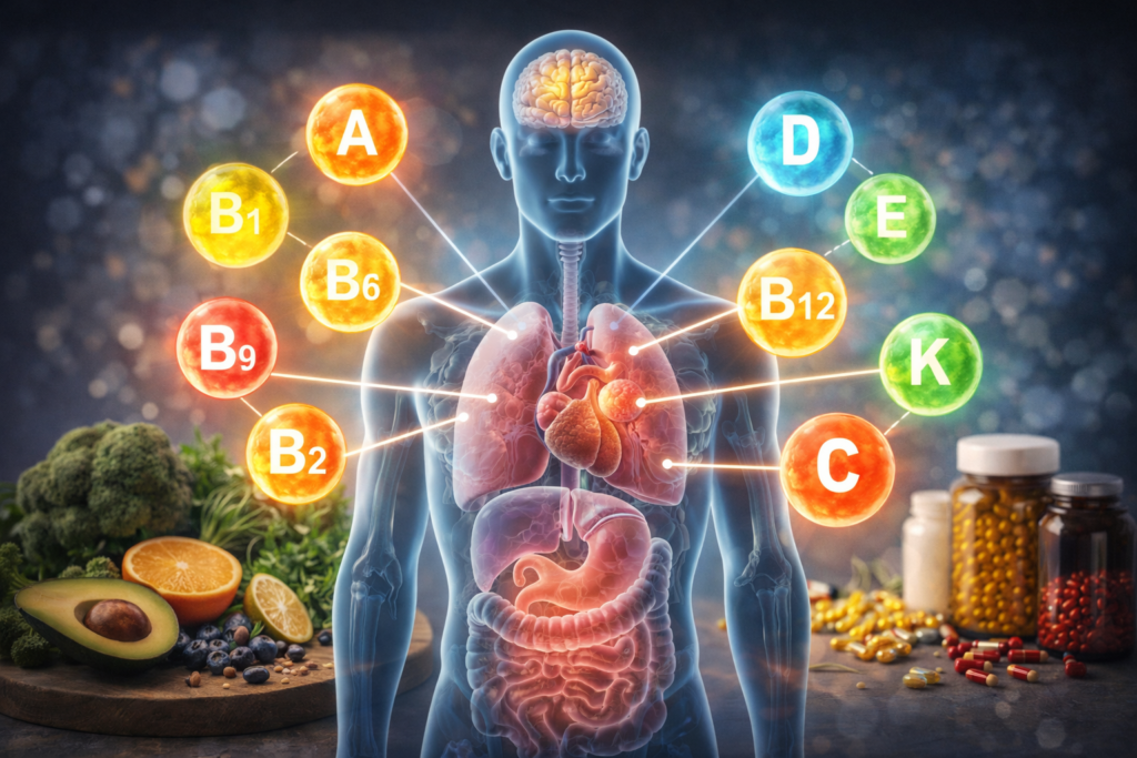 Le rôle des vitamines dans le bon fonctionnement de l'organisme
