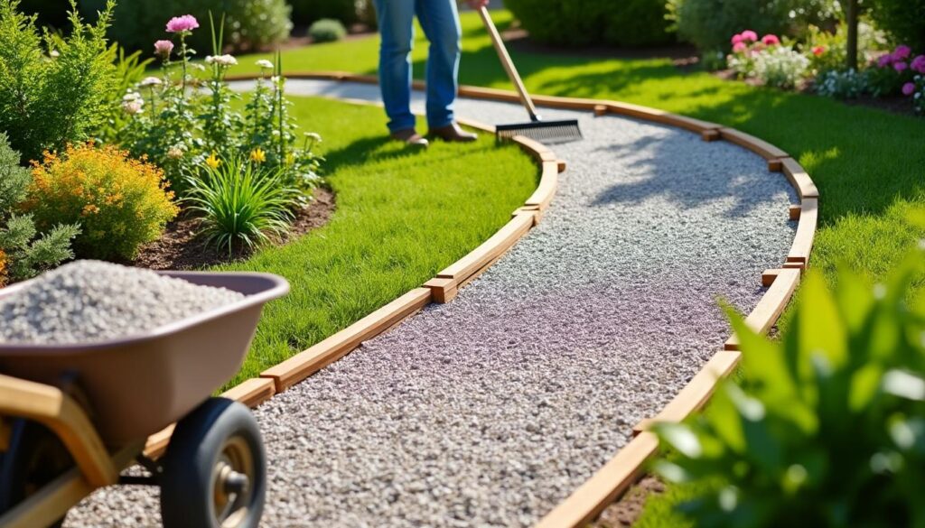 découvrez une méthode simple et efficace pour poser du gravier sans avoir à décaisser, idéale pour vos allées et jardins.
