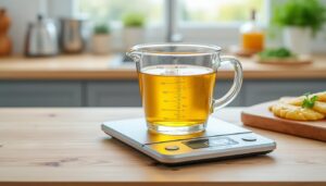 découvrez comment convertir facilement et avec précision 10 cl d'huile en grammes grâce à notre guide pratique et rapide.