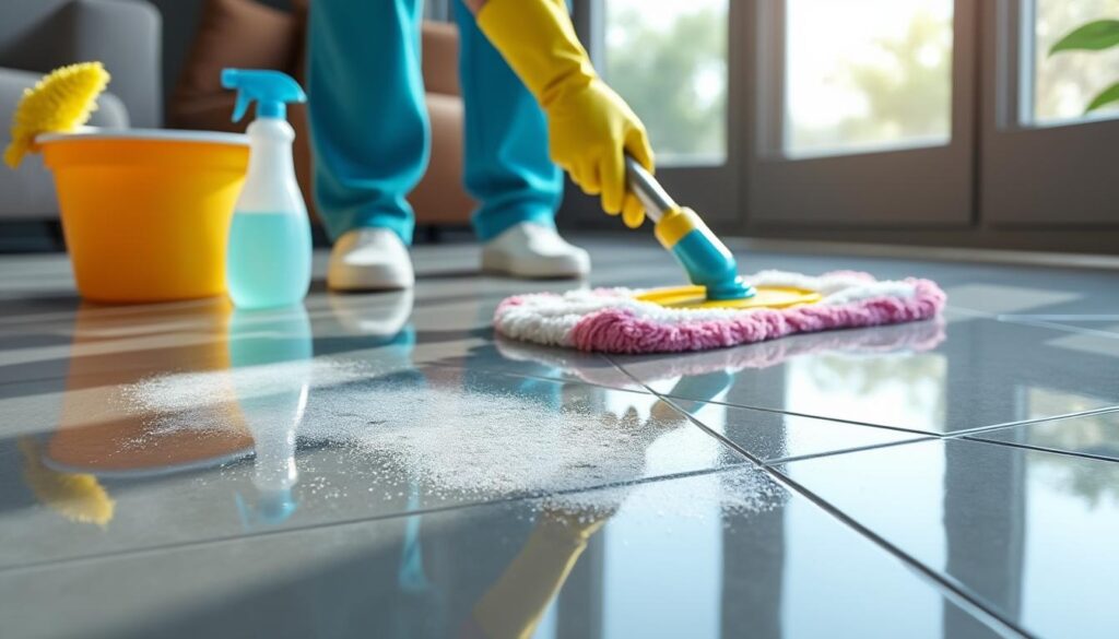 découvrez des astuces efficaces pour nettoyer un carrelage neuf avec un voile blanc tenace et retrouver un sol impeccable rapidement.