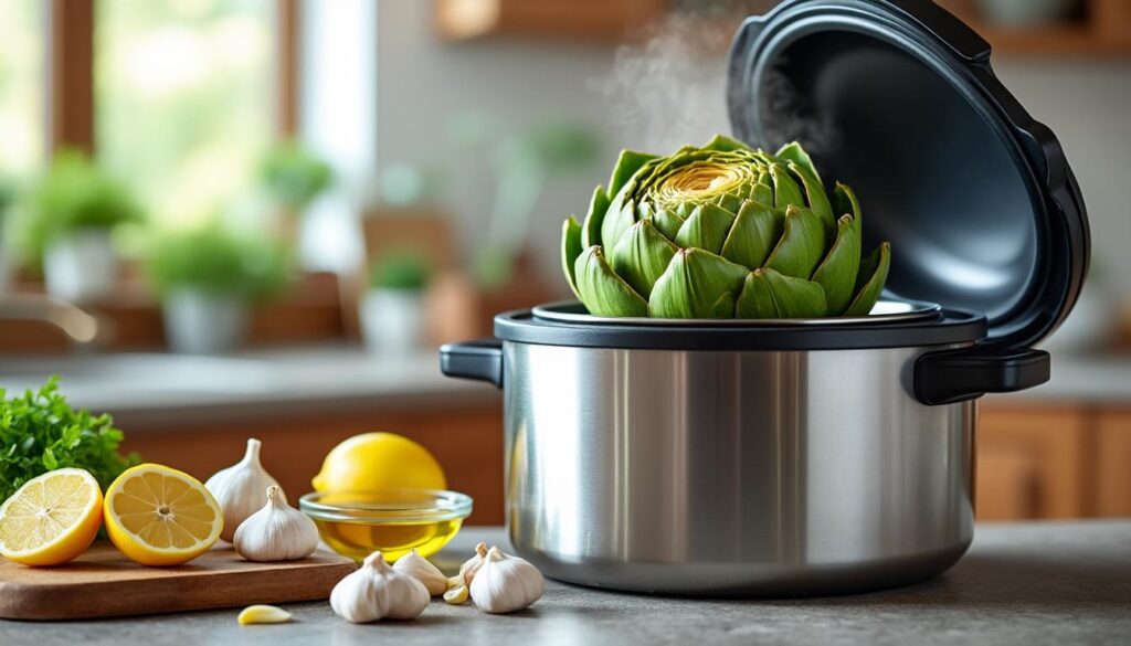 découvrez comment cuire facilement et rapidement un artichaut à la cocotte minute grâce à notre guide pratique et efficace.