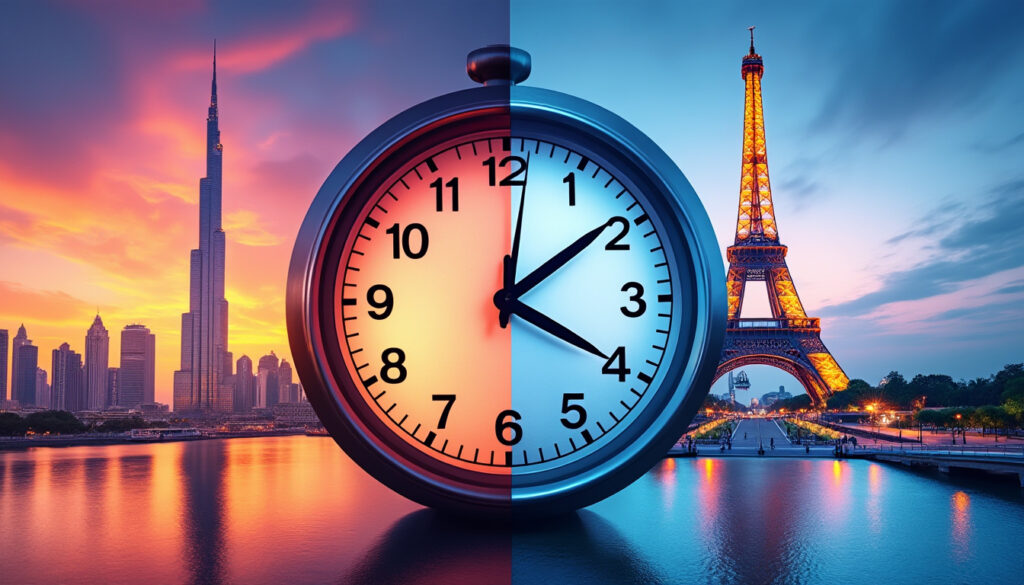 découvrez l'heure actuelle à dubaï et son décalage horaire avec la france pour planifier vos communications et voyages en toute simplicité.