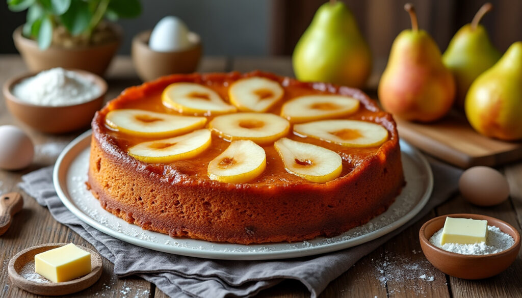 découvrez notre recette facile et gourmande du gâteau poire grand-mère, un classique traditionnel qui ravira toute la famille.