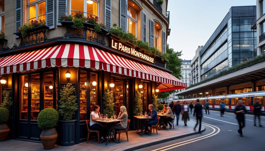 découvrez le paris montparnasse, un restaurant français authentique situé à proximité de la gare paris montparnasse, offrant une cuisine traditionnelle dans un cadre chaleureux.