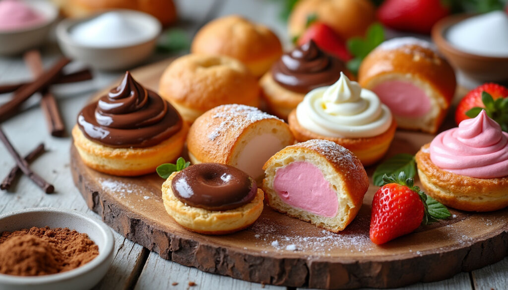 découvrez quelles crèmes utiliser pour fourrer les choux avec nos recettes faciles et gourmandes, pour des pâtisseries délicieuses à réaliser chez vous.