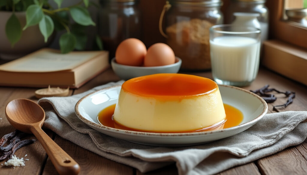 découvrez la recette authentique du flan aux œufs de nos grand-mères, simple à réaliser et savoureuse, pour un dessert traditionnel et réconfortant.