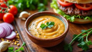 découvrez une recette rapide et savoureuse de sauce burger maison, facile à préparer pour sublimer vos burgers faits maison en un rien de temps.