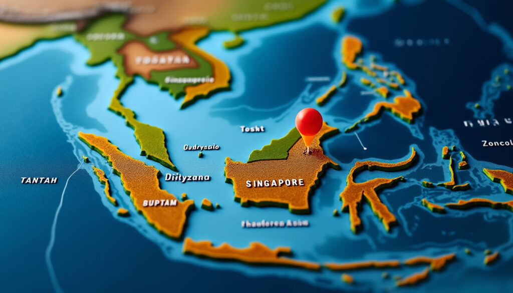 découvrez la localisation précise de singapour sur la carte du monde ainsi que des informations clés sur ce centre économique et culturel majeur d'asie.