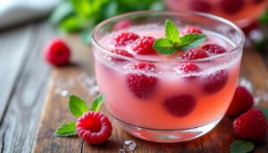 découvrez notre recette facile et rapide de soupe de champagne à la framboise, parfaite pour un apéritif frais et sophistiqué.