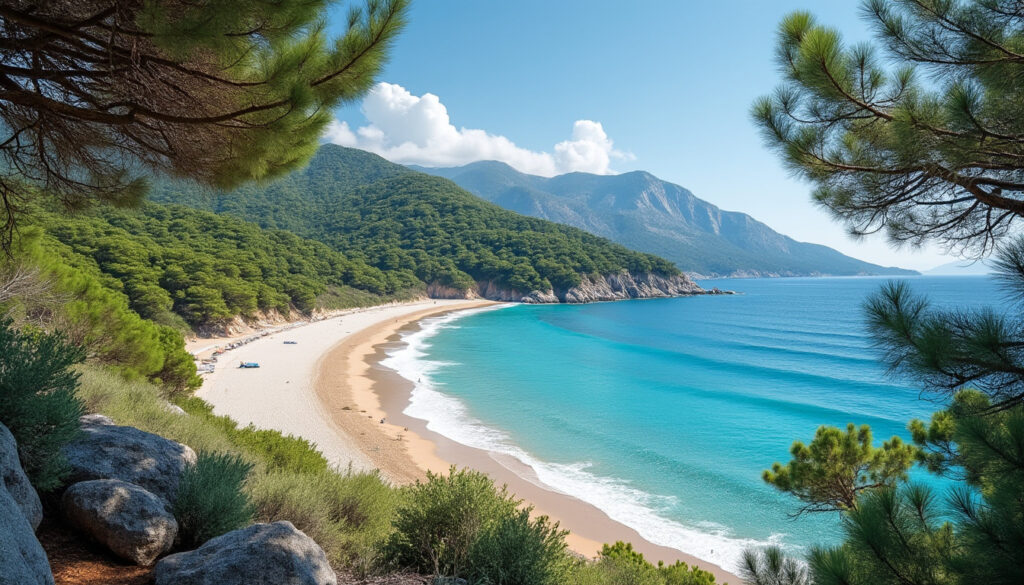 découvrez halikounas beach à corfou, la plus grande plage sauvage de l'île. guide complet pour profiter de ses paysages naturels, activités et conseils pratiques.