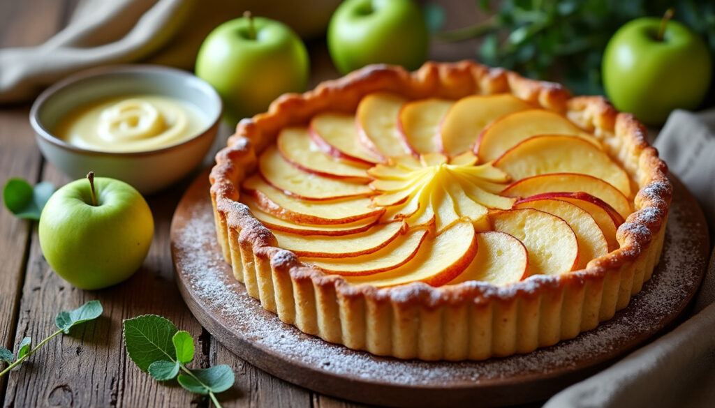 découvrez la recette traditionnelle de la tarte à la normande, facile à réaliser et délicieusement gourmande, idéale pour régaler toute la famille.
