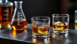 découvrez combien de grammes d’alcool pur contiennent deux verres de whisky selon leur volume et leur degré d’alcool, avec un calcul simple.