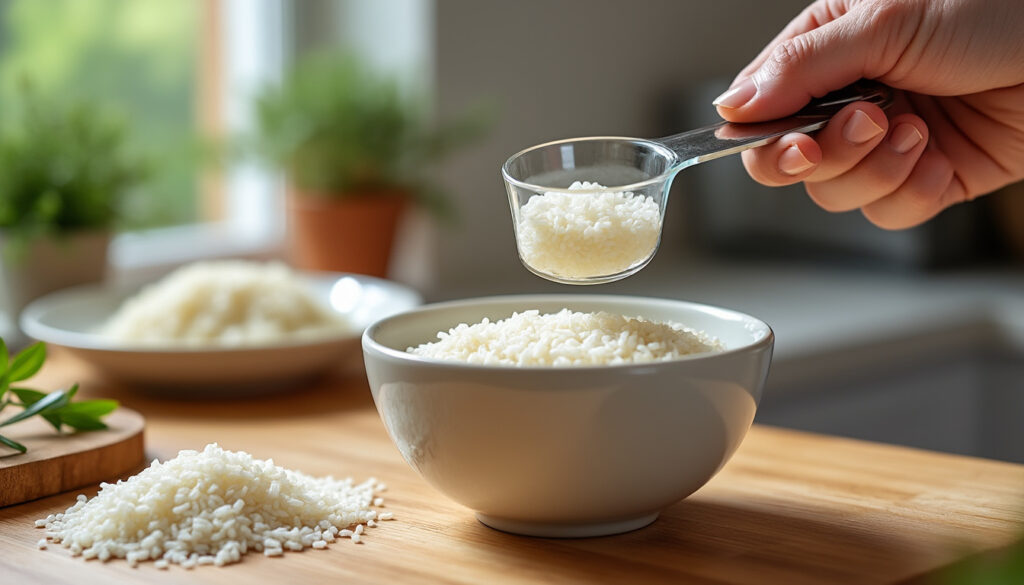 découvrez la quantité de riz à prévoir par personne selon le plat et le type de riz, pour réussir vos portions sans gaspillage.